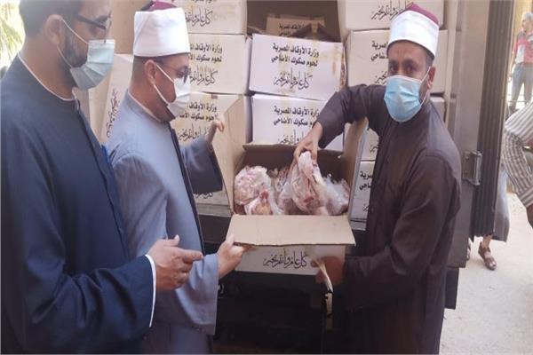 توزيع  16  طن لحوم أضاحي اليوم