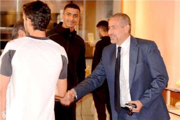 سفير مصر بكينيا أثناء زيارته لفندق إقامة الزمالك