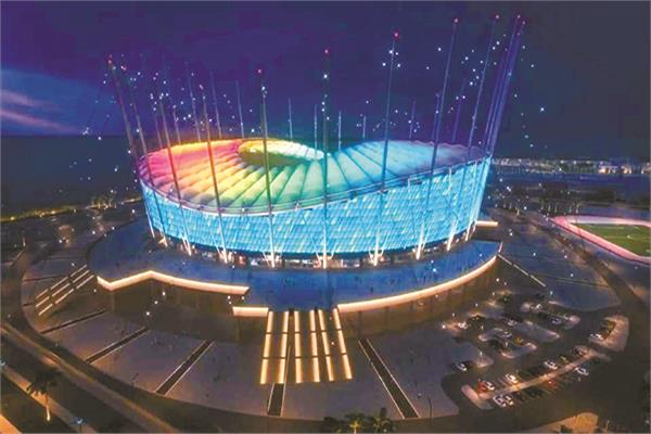 افتتاح مبهر بالألعاب النارية والأضواء فى بطولة العالم للرماية