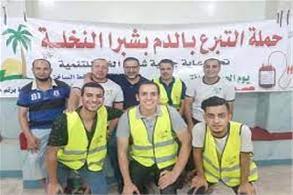 محافظ الشرقية يكرم :  منظمى حملات التبرع بالدم بشبرا النخلة ببلبيس