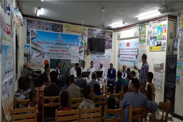 "الالعاب الشعبية" بالقافلة الثقافية بقرية الحراجية بقنا