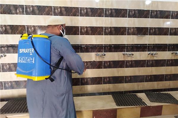 اليوم فتح دورات مياه المساجد بعد انتهاء  حملات الصيانة والنظافة والتعقيم
