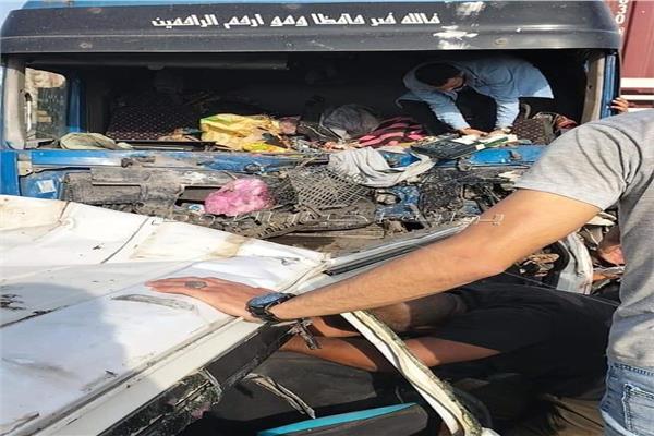 انتشال جثامين ضحايا الطريق الأوسطي 