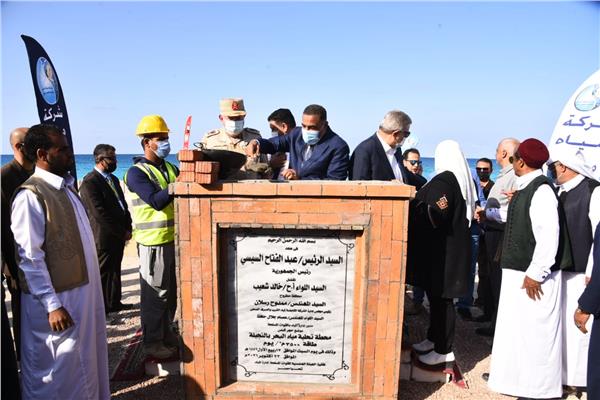 محافظ أسيوط يضع حجر أساس مشروع محطة معالجة صرف صحى شمال غرب ديروط بتكلفة 1.5 مليار جنيه 