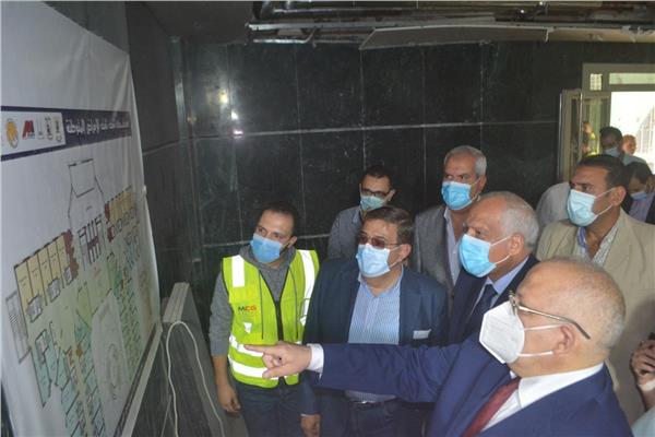 جوله تفقدية لمحافظ الجيزة ورئيس جامعة القاهرة لمستشفي ثابت ثابت للأمراض الباطنه والمتوطنة | صور