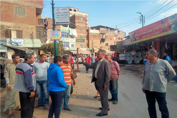 جولة تفقدية لرئيس مركز ومدينة منشأة القناطر لمتابعة الخطة الإستثمارية 
