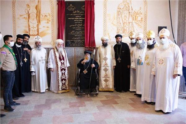 الأنبا باخوميوس يدشن كنيسة السيدة العذراء 