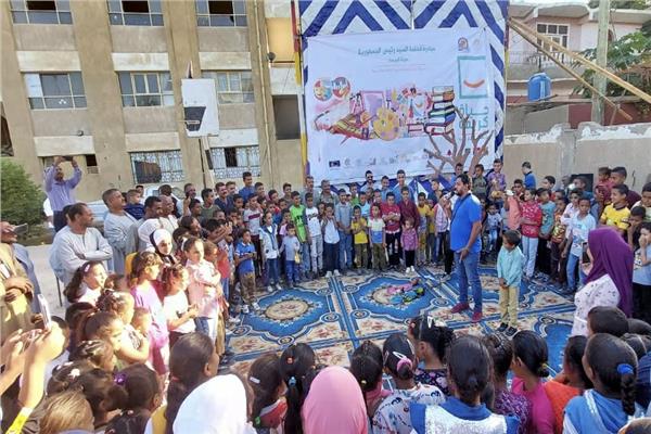 أنشطة فنية وثقافية ضمن مبادرة حياة كريمة بقنا      
