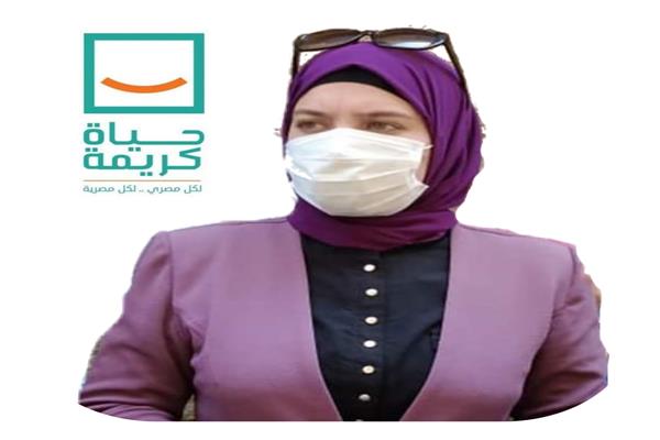 الدكتورة زينب سامى منسق عام حياه كريمه بالغربية