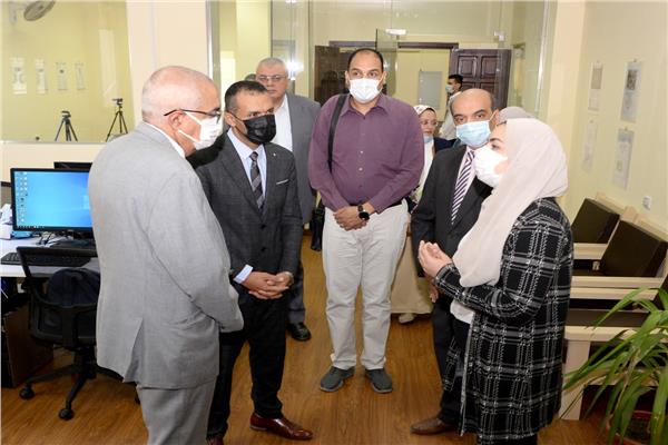 افتتاح ١٤ معمل و قاعات ومقرات إدارية بكلية الهندسة جامعة المنصورة