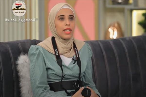 إسراء إسماعيل ، مصورة كفيفة من ذوي الهمم