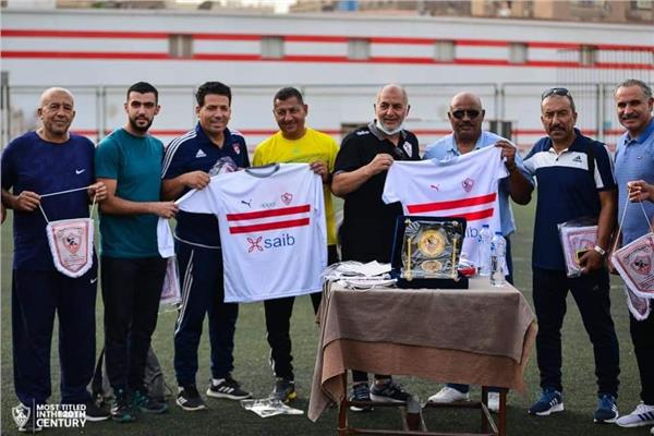 الزمالك يكرم وفد ملتقى مدربي قطاع غزة الفلسطيني
