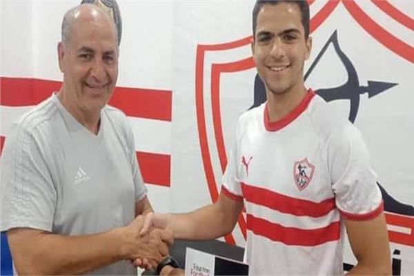 معاذ علاء الدين حارس شباب الزمالك