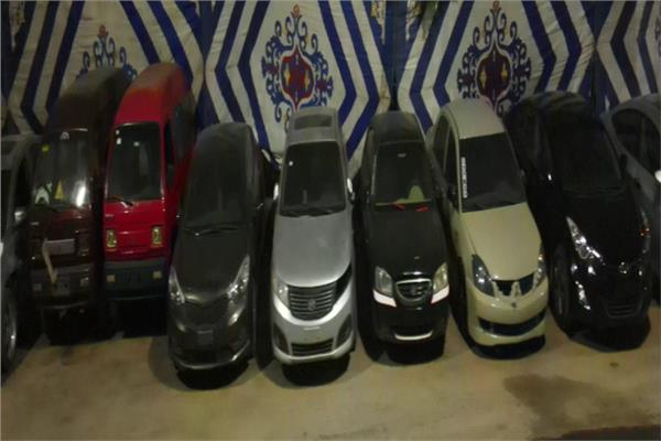 السيارات المضبوطة
