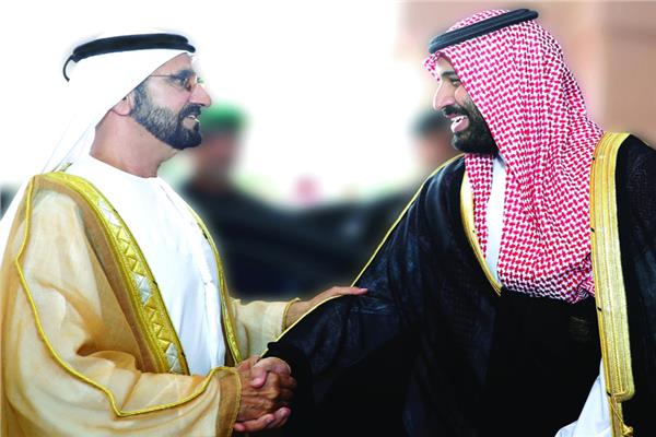 الأمير محمد بن سلمان والشيخ محمد بن راشد