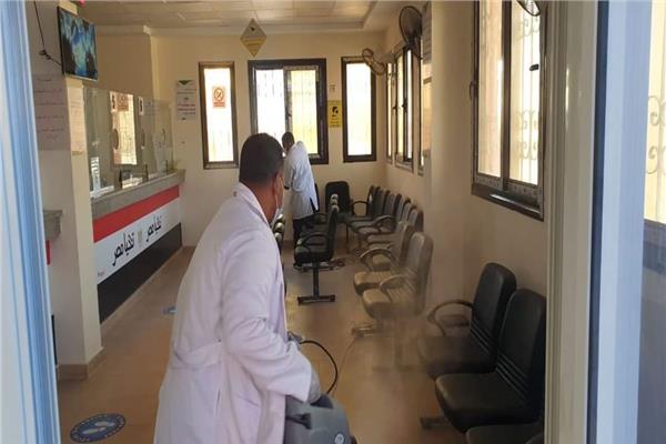 إستمرار حملات التطهير بمقار الجهات الخدمية بالقصير