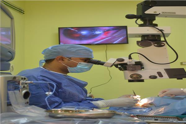 إجراء 21 حالة مياه بيضاء بمستشفى رمد اشمون