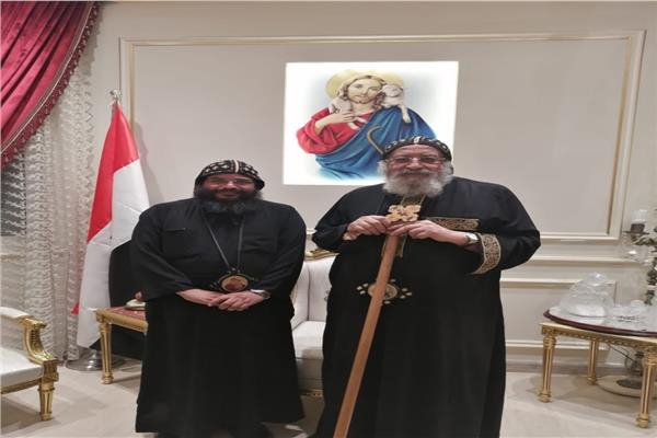 البابا تواضروس يستقبل الأنبا إيلاريون