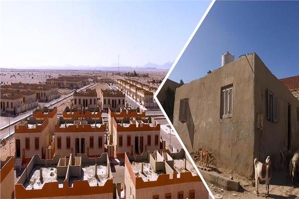 عشش غارب العشوائية 