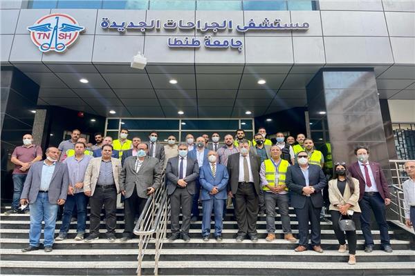 رئيس جامعة طنطا يتفقد مستشفى الجراحات الجديد والكلى 