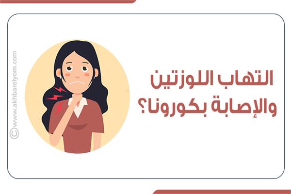 التهاب اللوزتين والإصابة بكورونا