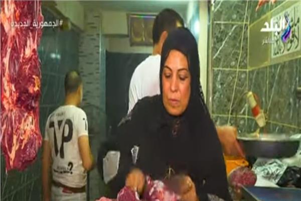 هويدا، أشهر جزارة في حي البساتين