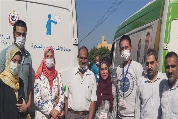 قافله طبية علاجيه  متعددة التخصصات بقريه ميت مسعود بمحافظة المنوفية 