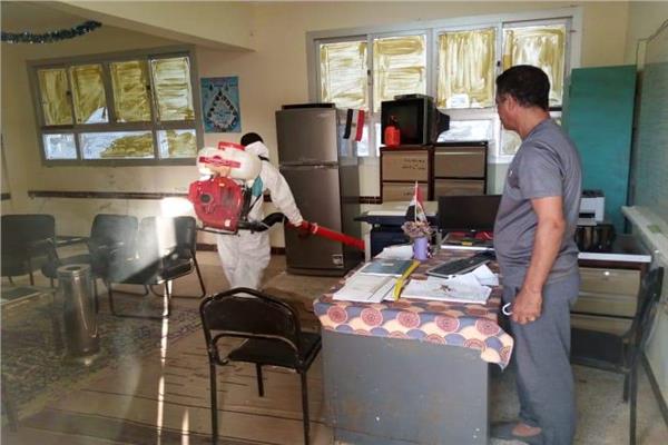 حملات تطهير موسعة بمدارس مرسى علم
