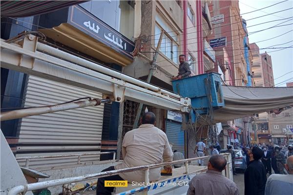 محضر إشغالات بالمنوفية