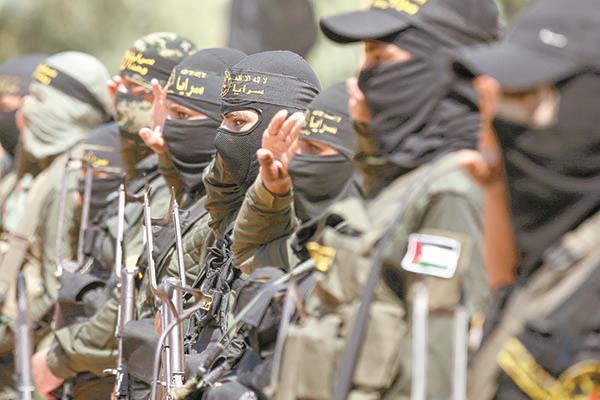 عناصر مسلحة من حركة الجهاد الإسلامى