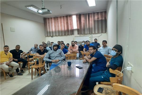 تدريب  للعاملين بإستقبال وطوارىء المستشفيات