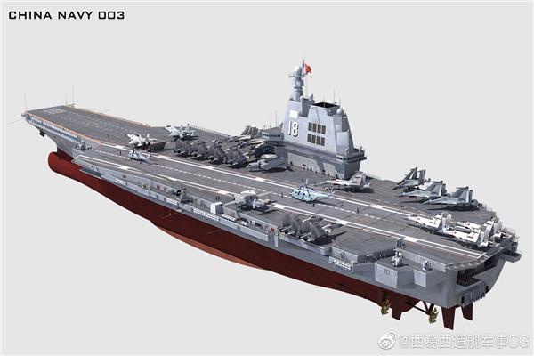 حاملة الطائرات الصينية الجديدة Type 003