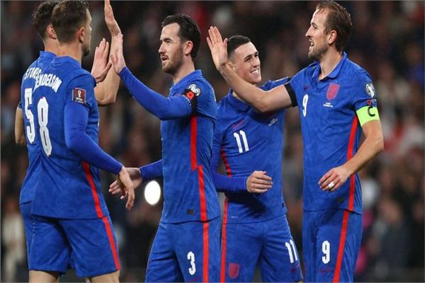 فرحة لاعبي إنجلترا بالفوز