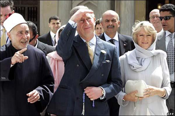 الزيارة الأولي للأمير تشارلز مصر