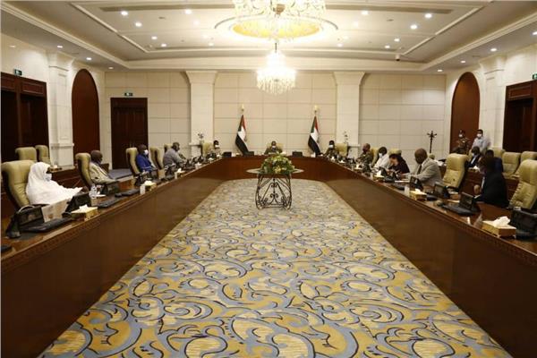 أجتماع مجلس السيادة الانتقالي بكامل عضويته 
