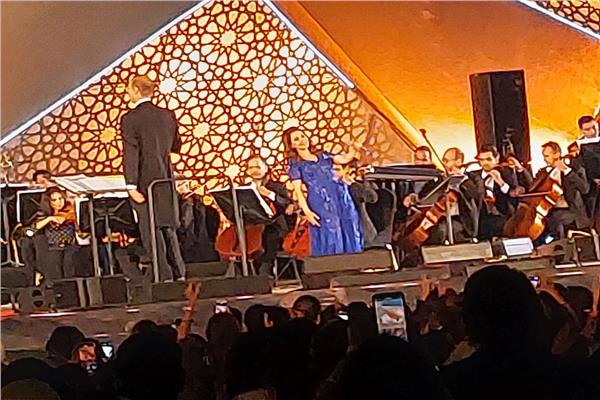 ماجدة الرومي على مسرح النافورة بمهرجان الموسيقى العربية