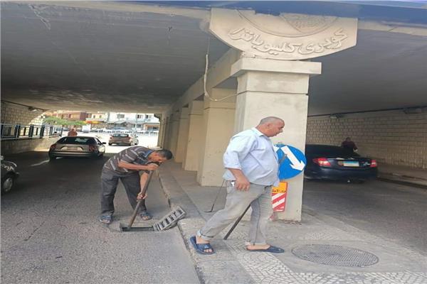 الإسكندرية تتأهب لأمطار المكنسة