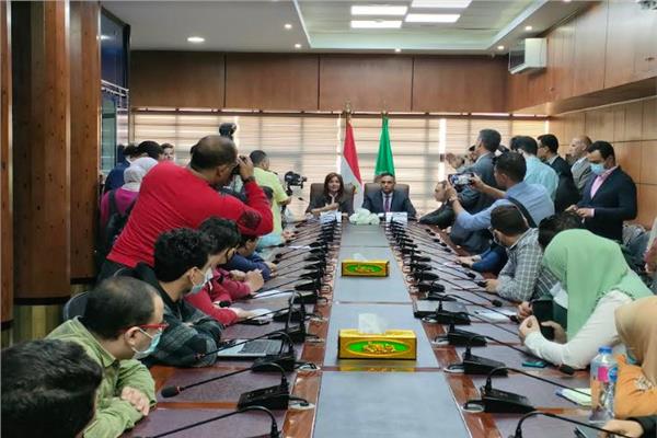 وزيرة الهجرة تعقد اجتماعا مع شباب محافظة الدقهلية 