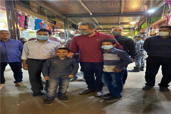 وزير السياحة والآثار يستكمل جولاته المكثفة لمحافظة الأقصر لمتابعة الاستعدادات