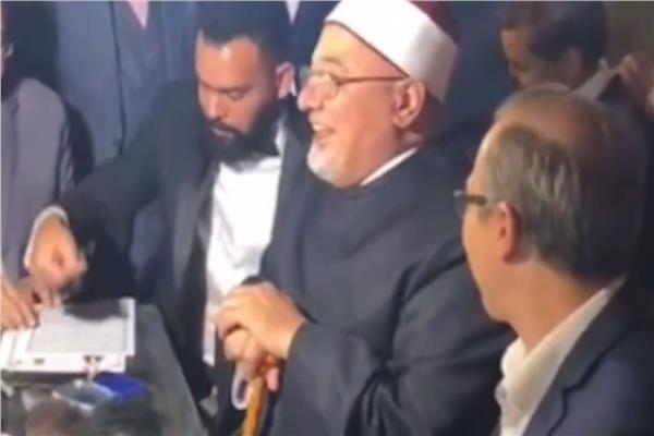 الشيخ خالد الجندي في يعقد قران الفنان خالد عليش