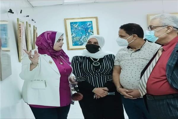 فتتاح معرض فنى  بعنوان (دينامية وديناميكية) 