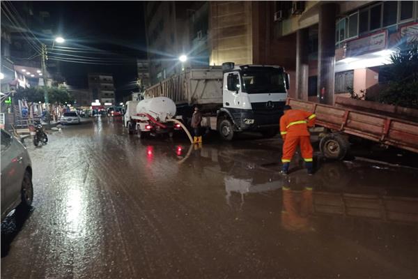 هطول أمطار متقطعة بالغربية
