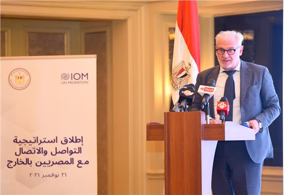 لوران دي بويك مدير بعثة منظمة الهجرة الدولية في مصر