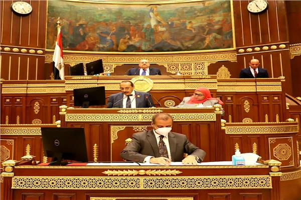 النائب أحمد دياب وكيل لجنة الشباب والرياضة خلال كلمته بمجلس الشورى