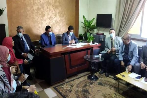  الاجتماع الشهري لمجلس أمناء الصحة بسرس الليان