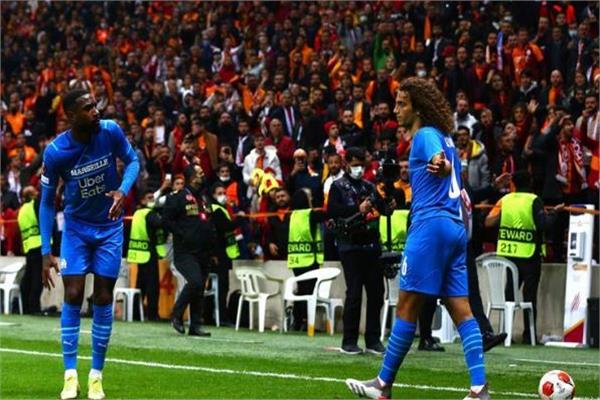 صورة من مباراة جالاتا سراي ومارسيليا