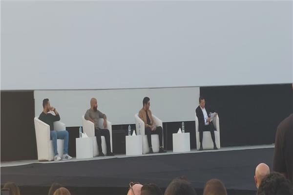 اياد نصار وصناع مسلسل "الاختيار"