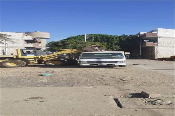 رفع 60 طن مخلفات بالمنيا