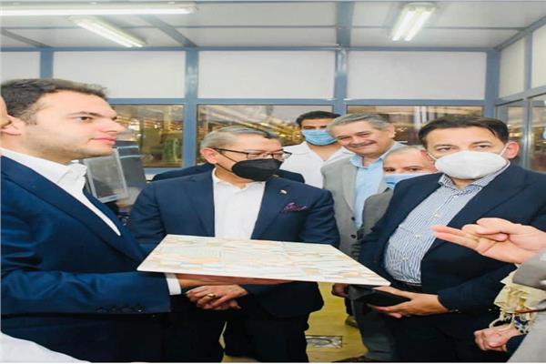 سفراء دول أمريكا اللاتينية خلال جولتهم بمدينة الجلالة
