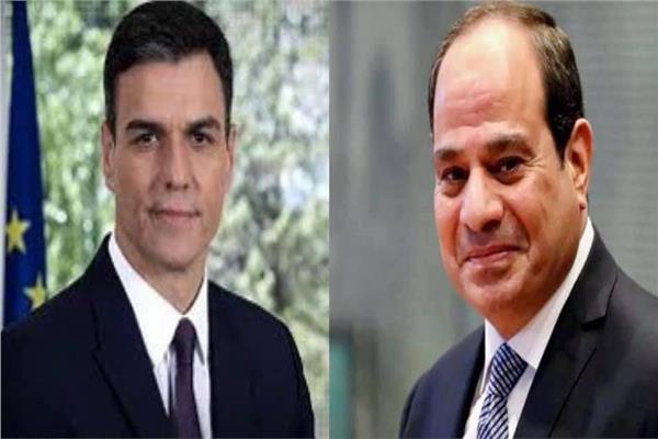 الرئيس السيسي ورئيس الحكومة الإسبانية